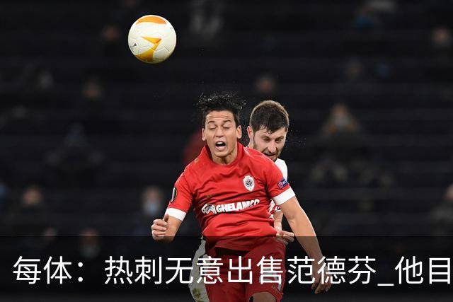每体：热刺无意出售范德芬 他目前受到巴萨和利物浦的关注